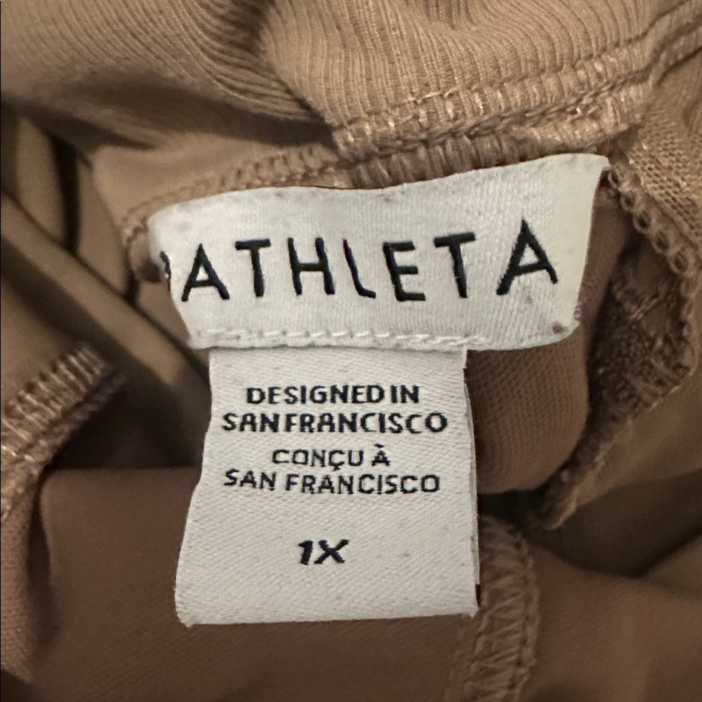 Athleta Venice High Rise Jogger Size 1X Tan Light Brown - Picture 7 of 10
